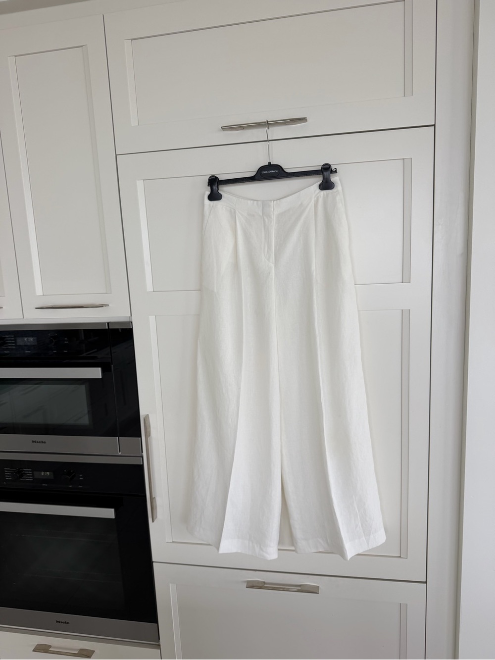 Massimo Dutti Wide-Leg Linen Pants
